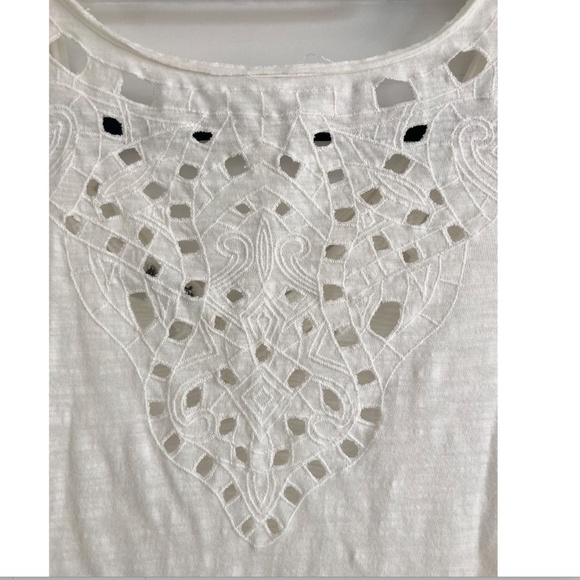 Free People Long Sleeve Shirt Crochet Detail - Picture 3 of 5